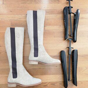 Free People Callow Textured Boots   - Tan Suede - Size 8